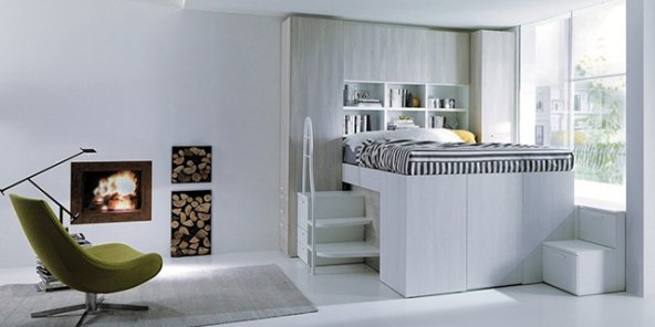 Letto a soppalco: idee per recuperare spazio in camera da letto