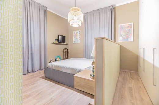 Il cartongesso: cos'è, quando si usa, i tipi, i costi e i vantaggi! | Facile Ristrutturare Camera da letto con parte in cartongesso letto matrimoniale e armadio