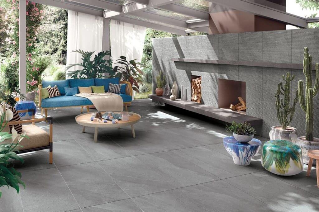 Gres porcellanato effetto pietra! Consigli per piastrelle da interno ed esterno | Facile Ristrutturare terrazzo con piastrelle effetto pietra gres porcellanato
